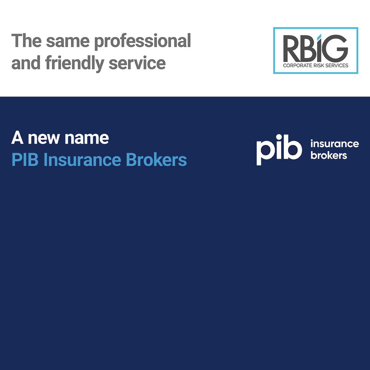 A new name for RBIG Corporate Risk Services Limited